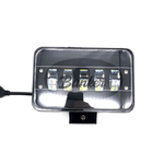 Светодиодная фара с проводом H4 12/24 черный(крепление снизу)