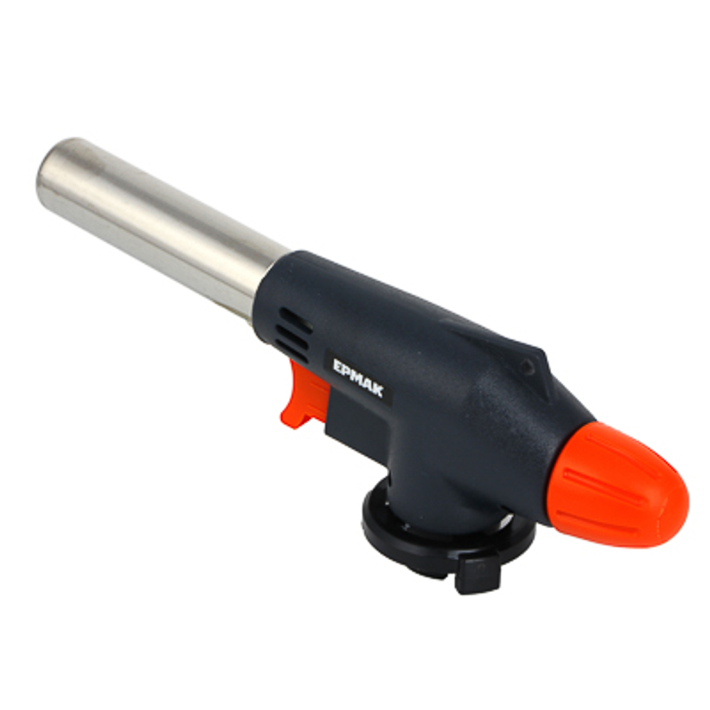 Горелка газовая с пьезоподжигом ЕРМАК широкое сопло 17,5*4*2см (80шт/кор)