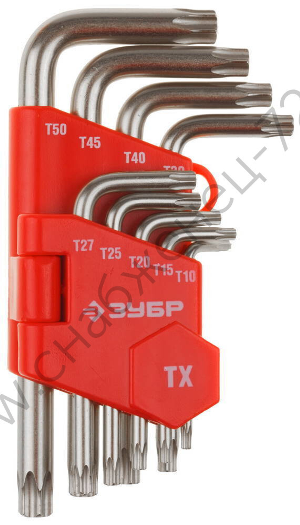 ЗУБР 9 шт, Набор коротких имбусовых ключей (27462-1)