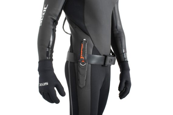 Нож Seac Rapid черно-оранжевый