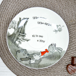 Кофейная пара 220мл "Винни Пух", форма круглая