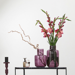 Ваза bergdys, 34 см, сливовая