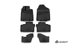 Коврики 3D в салон HONDA Pilot, 01/2016, 6 шт. (полиуретан) Element.ELEMENT3D1836210K