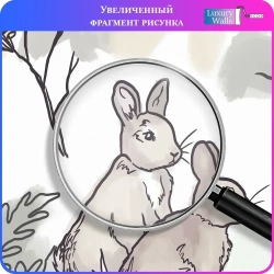 Фотообои детские Лесные животные 300х270 см Luxury Walls AM38303