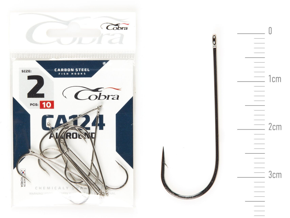 Крючки Cobra Allround ROUND сер. CA124 разм. 002 10шт.