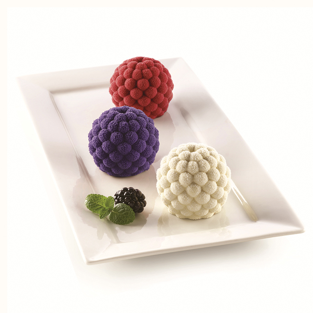 Форма для приготовления пирожных Segreti del Bosco 17x30см силиконовая Silikomart