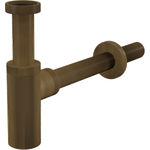 A400ANTIC Сифон для умывальника DN32 DESIGN круглый, бронза-антик