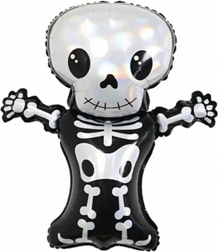 К Фигура Скелет Голография 33''/84 см.