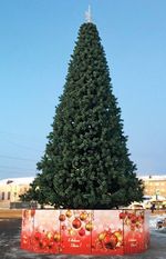 Уличная елка ствольная "Альпийская сосна" (леска) 3 м