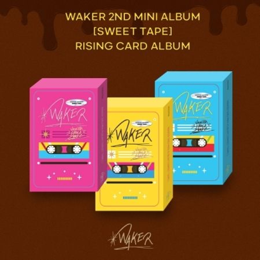 Альбом WAKER - SWEET TAPE 2nd Mini Album RISING CARD ALBUM RANDOM Version