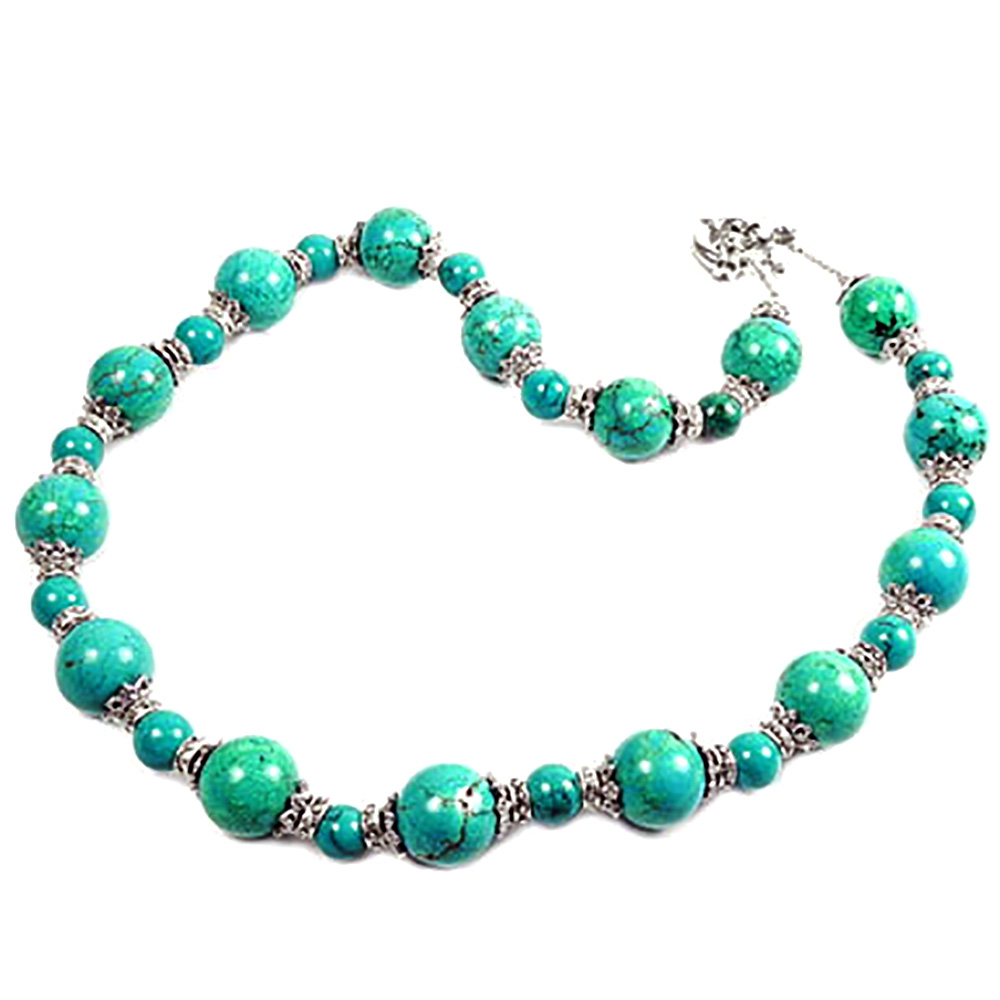 Бусы "Этно" бирюза асс.