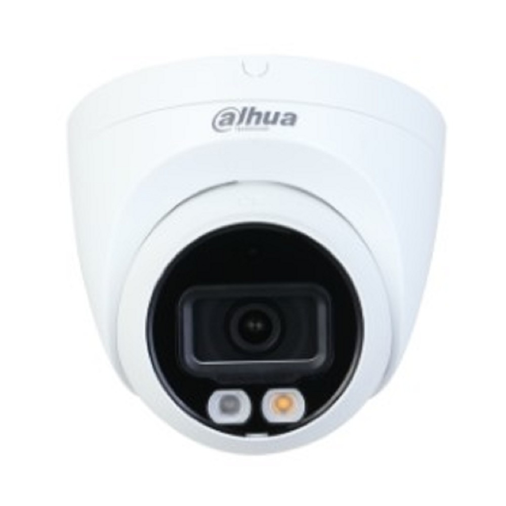 DAHUA DH-IPC-HDW2449TP-S-IL-0360B Уличная турельная IP-видеокамера SmartDualLight 4Мп, 1/2.9” CMOS, объектив 3.6мм, видеоаналитика, микрофон, ИК 30м, LED 30м, IP67, металл/пластик