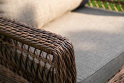 "Гранд Латте" лаунж-зона из искусственного ротанга, цвет коричневый