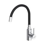 Смеситель для кухни с гибким изливом Dorff Logic D3007622 Черный