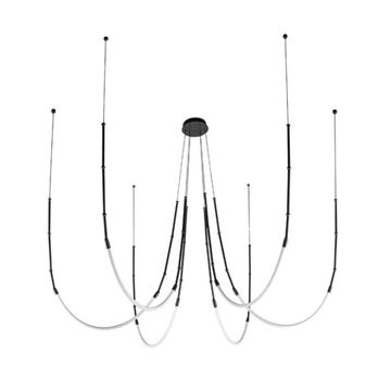 Подвесная люстра 39W 3000K A2850SP-42BK черный Klimt Arte Lamp