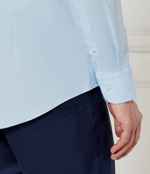 Рубашка H-HANK-kent-C3-214 BOSS BLACK - голубой(50538949)