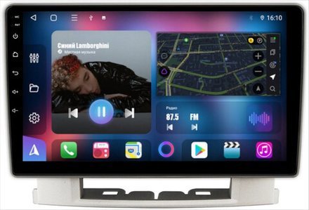 Магнитола для Opel Astra J 2010-2015 - FarCar 072M монитор 9" QLED на Android 13, 8 ядер (TS18), CarPlay, 4G SIM-слот