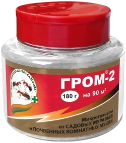 Инсектицид Гром-2® для борьбы с муравьями и комнатными почвенными мушками