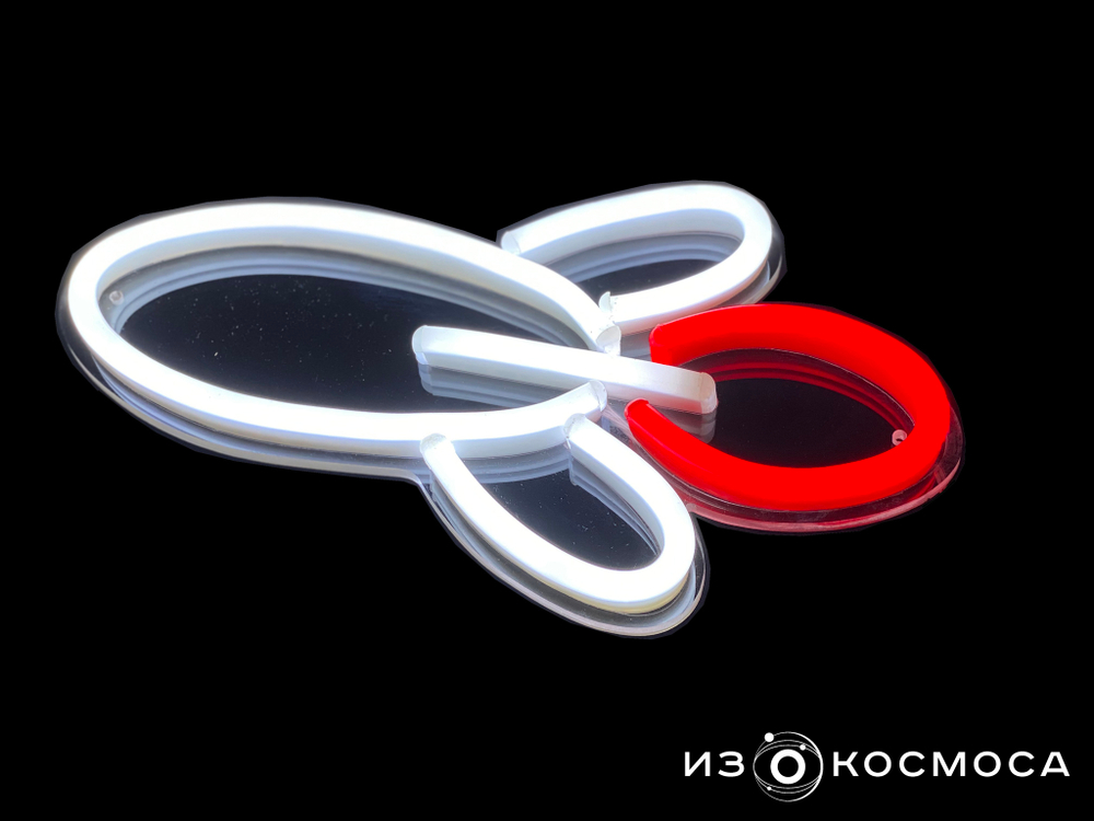 Неоновый светильник "Ракета"