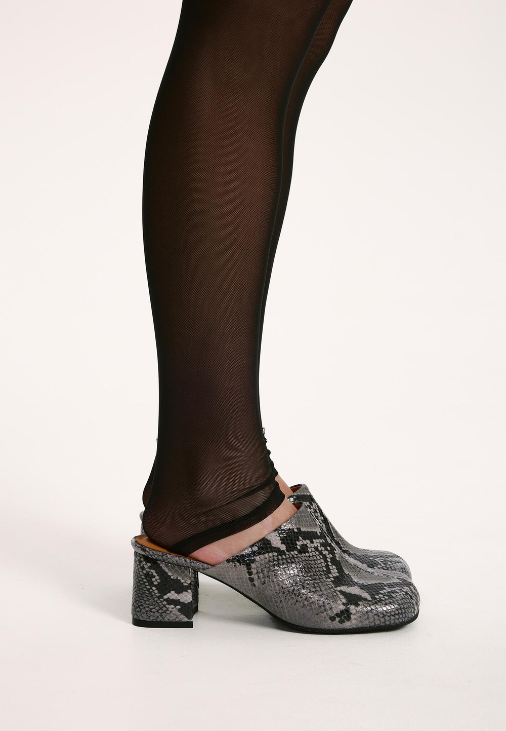 Мюли // Gloria // Snake Gray