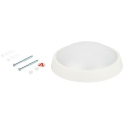 Светильник ЖКХ светодиодный ЭРА SPB-203-0-65K-018 18Вт 6500К 1530Лм IP65 D220мм круг антивандальный гарантия 5 лет