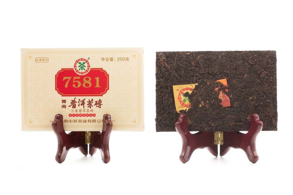 Шу пуэр Чжун Ча «7581», 2021 год. 250 гр.