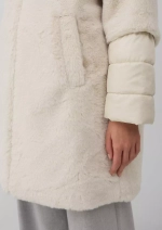 Стеганое пальто с капюшоном Black Label