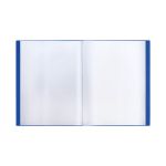 Папка с 40 вкладышами, Стамм Стандарт, 500мкм, корешок 21мм, синяя