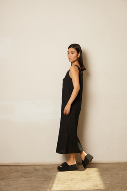 Сарафан льняной прямой