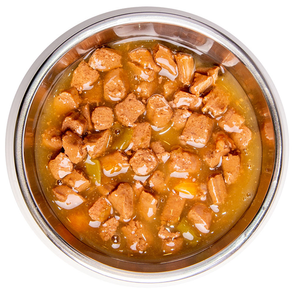 Влажный корм для стерилизованных кошек беззерновой из лосося с креветками и овощами паучи Monge Cat BWild GRAIN FREE 0,085