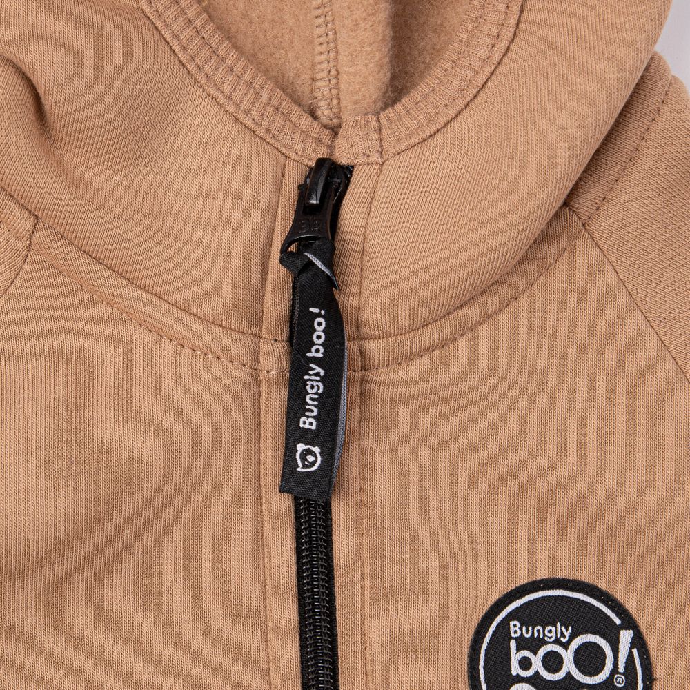 Комбинезон с клапаном и капюшоном "Песок" утепленный