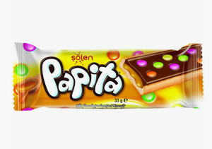 Papita печенье с карамелью, шоколадом и драже 33гр