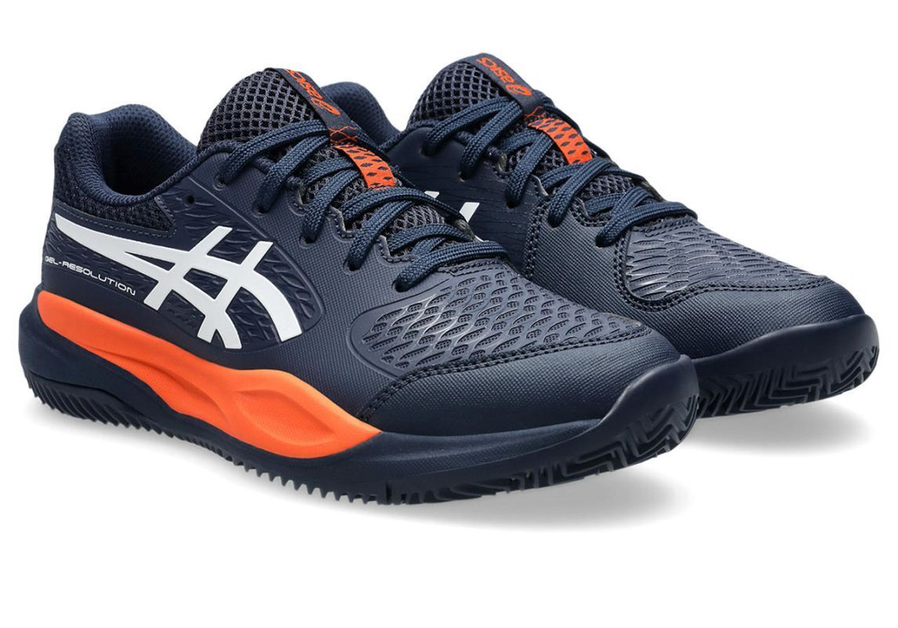 детские Кроссовки теннисные Asics Gel-Resolution X GS Clay - небесный
