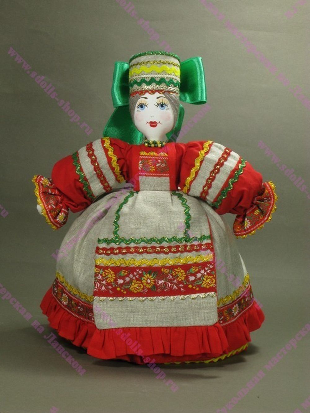 Текстильная Кукла-Грелка на чайник