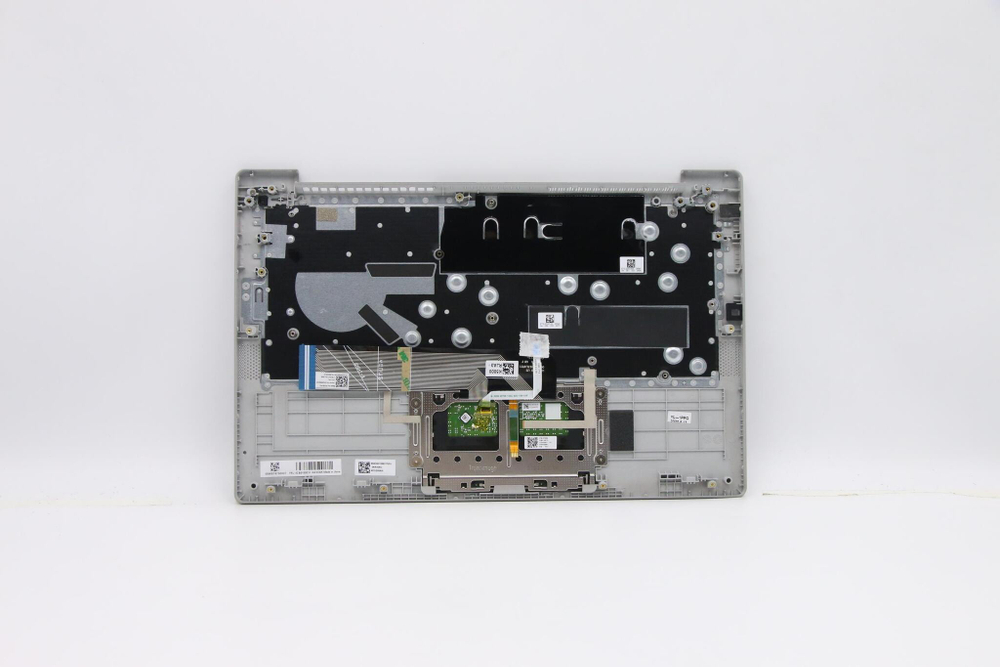 Верхняя панель с клавиатурой (топкейс) для ноутбука Lenovo IdeaPad 5-14IIL05. раскладка - русская, с подсветкой, серая (5CB0Y88531), оригинал