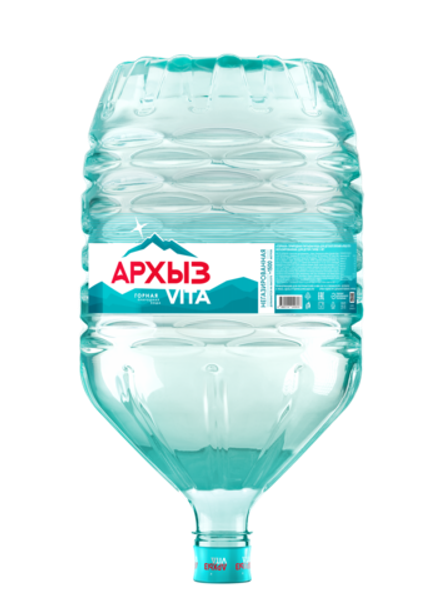 АКЦИЯ! Архыз Vita 19 л НЕГАЗ ПЭТ + 1 упаковка Архыз Vita мин. прир. вода 1,5 л ПЭТ газ