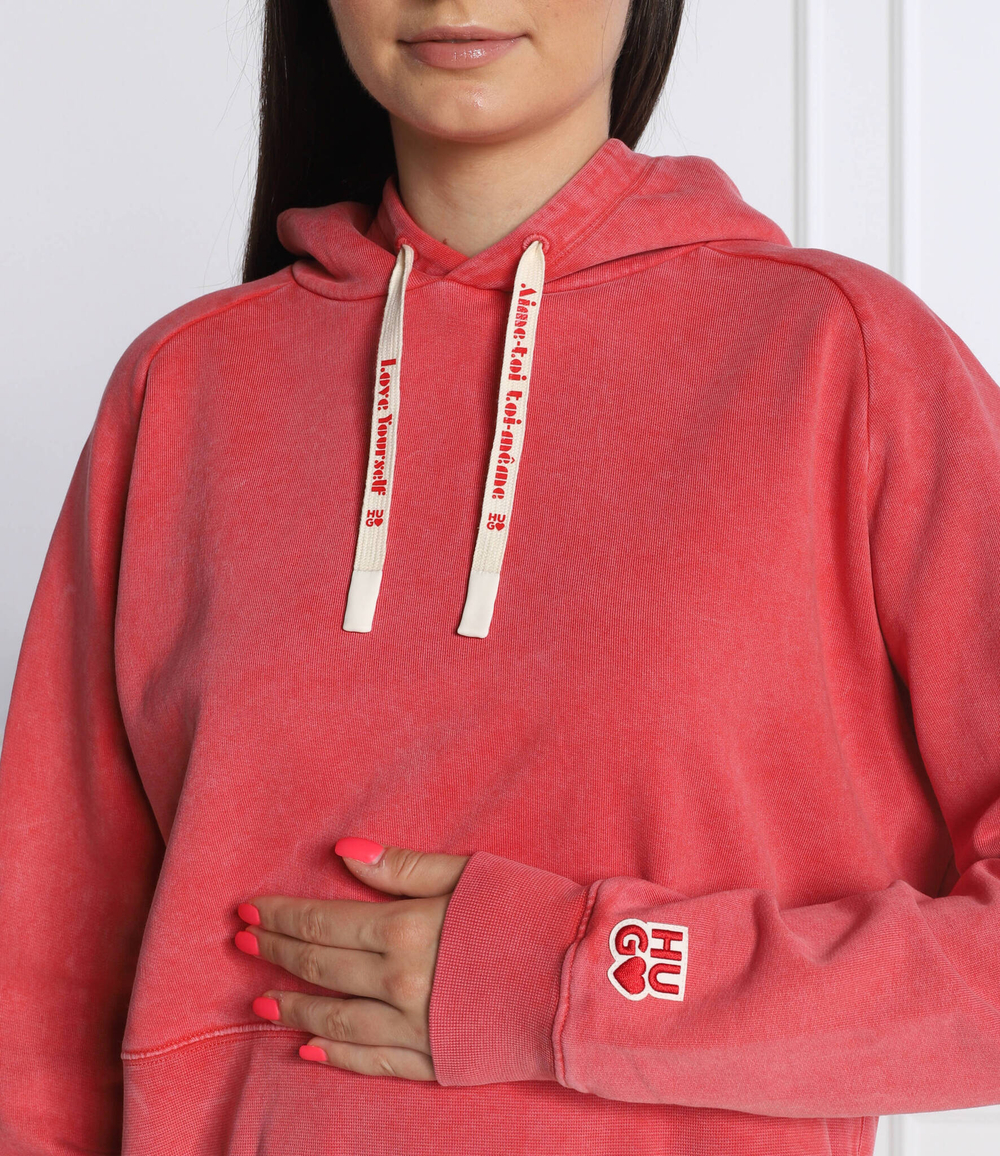 Худи дималая HUGO - коралловый(50474966)