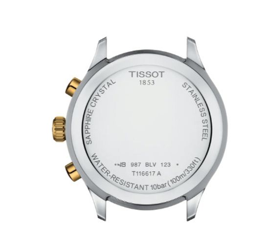 Мужские часы Tissot T116.617.22.041.0 задняя крышка