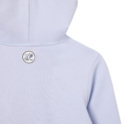 Кофта для мальчика теннисная Lacoste Roland Garros Edition Embroidered Pique Sweatshirt - небесный