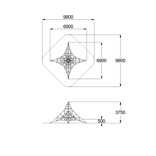 Сетка «Пирамида»