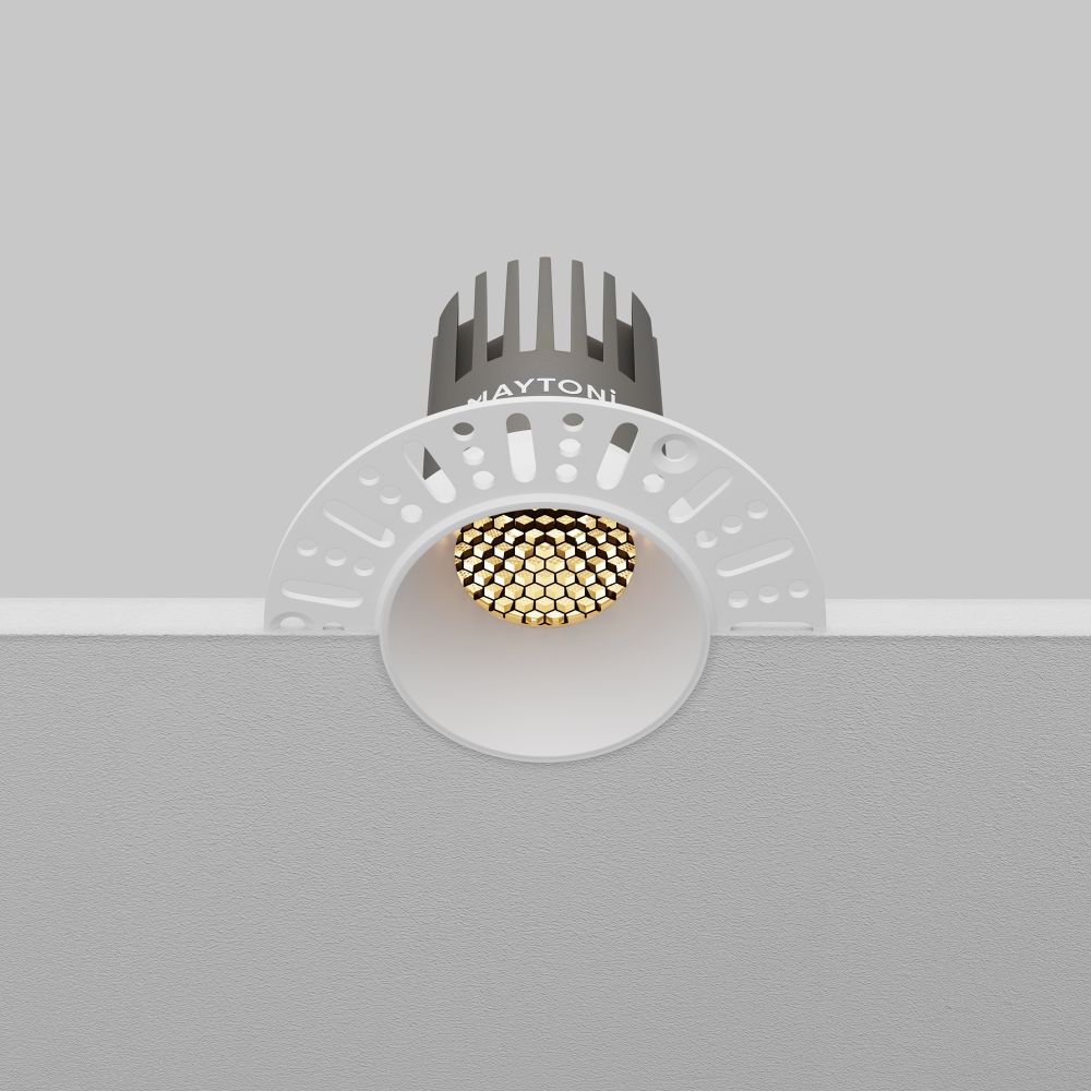 Светильник встраиваемый светодиодный Maytoni   DL124-10W-2.7K-TRS-W