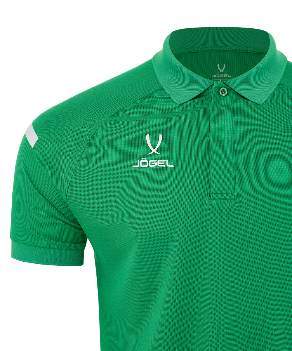 Поло CAMP 2 Poly Polo, зеленый/белый