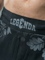 Шорты спортивные тренировочные LEGENDA Хохлома серая (3XL)