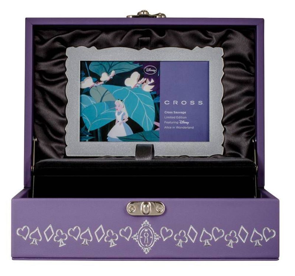 Шариковая ручка Cross Sauvage Disney Alice LE Lavender Mblack (AT0312D-18)