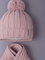 Шапка для девочки осенняя и шарф