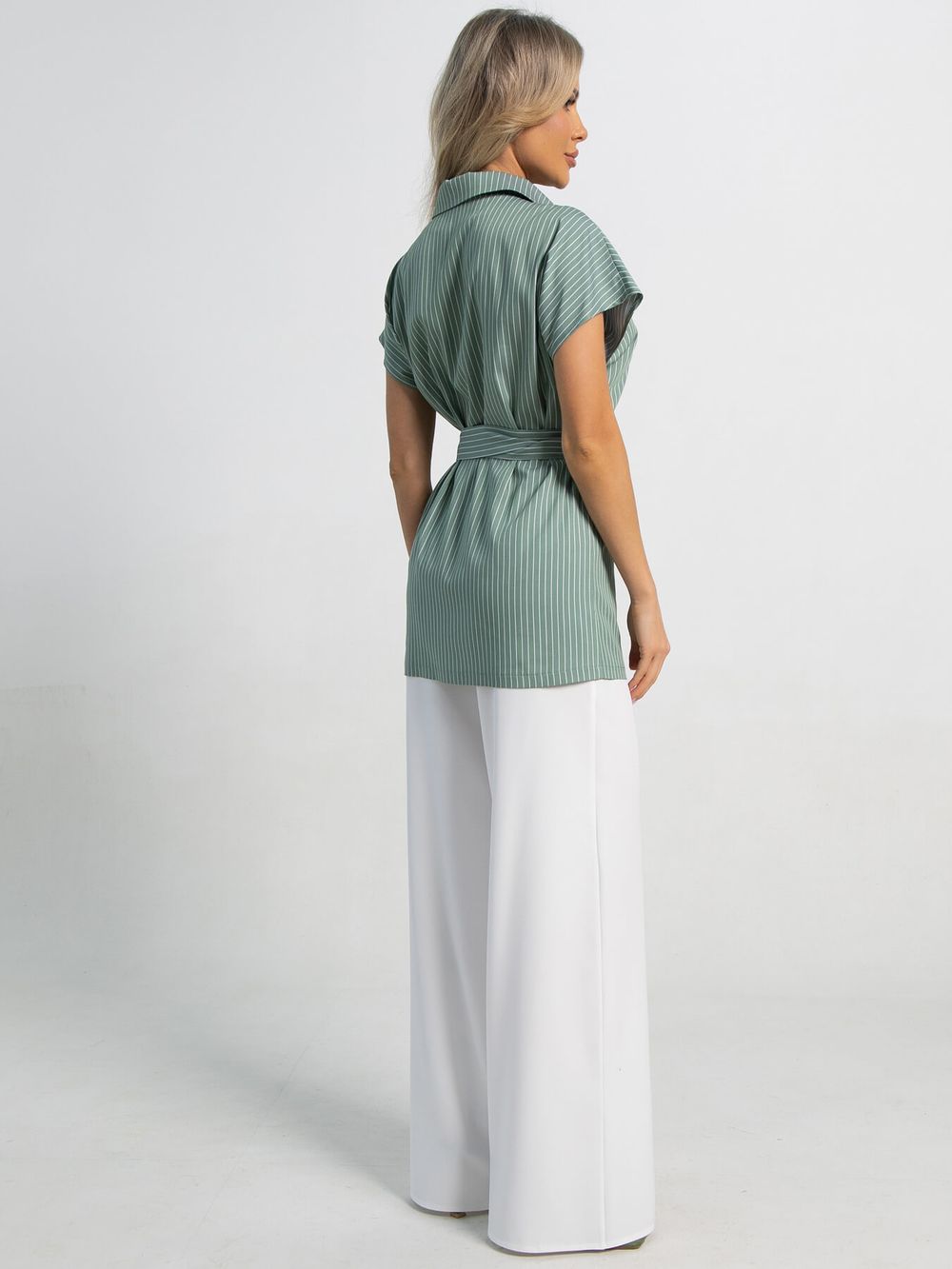 Костюм Эври Дэй (бело-зеленый) К15923-5М LT Collection