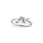 Кольцо из белого золота с бриллиантами, Tiffany💠Knot.