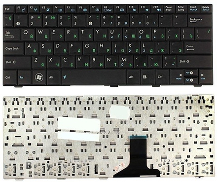 Клавиатура для ноутбука Asus Eee PC 1001, 1005, T101M SERIES ( ЧЕРНАЯ)