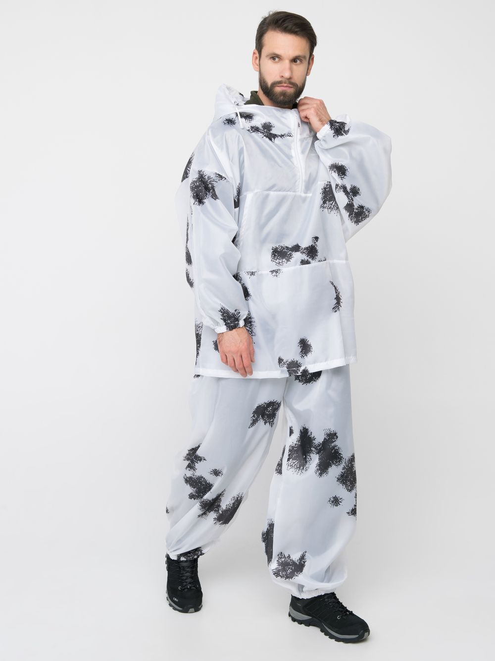 Костюм зимний маскировочный Метель ткань Шелк цвет Клякса