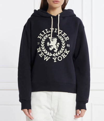 Худи CREST HOODIE Tommy Hilfiger - темно-синий(WW0WW40577)
